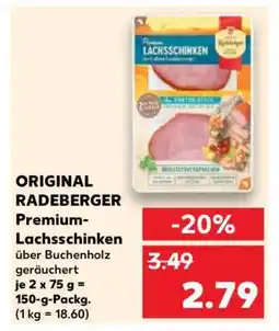 Kaufland Original Radeberger Premium Lachsschinken Angebot