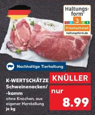 Kaufland K-WERTSCHÄTZE Schweinenacken/-kamm Angebot