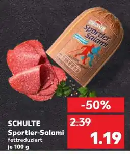 Kaufland SCHULTE Sportler-Salami Angebot