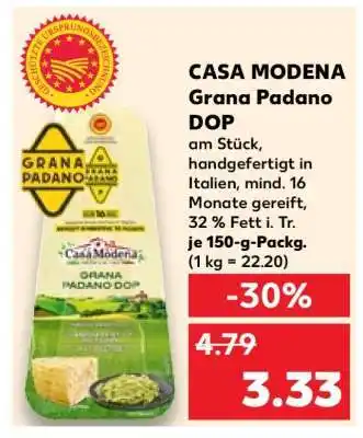 Kaufland CASA MODENA Grana Padano DOP Angebot