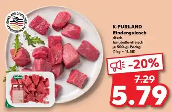 Kaufland K-PURLAND Rindergulasch Angebot