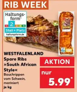 Kaufland WESTFALENLAND Spare Ribs South African Style Angebot