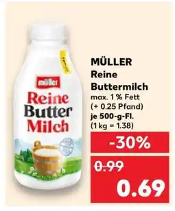 Kaufland MÜLLER Reine Buttermilch Angebot