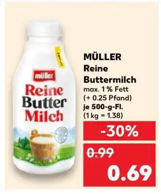 Kaufland MÜLLER Reine Buttermilch Angebot