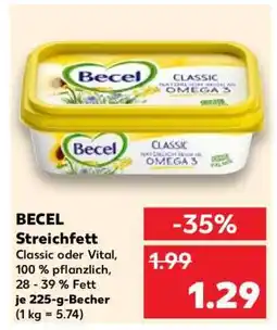 Kaufland BECEL Streichfett Angebot