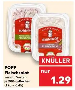 Kaufland POPP Fleischsalat Angebot