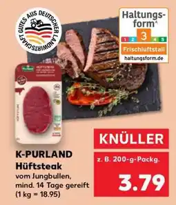 Kaufland K-PURLAND Hüftsteak Angebot