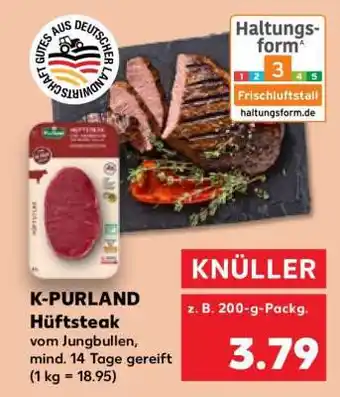 Kaufland K-PURLAND Hüftsteak Angebot