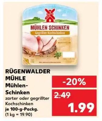 Kaufland RÜGENWALDER MÜHLE Mühlen-Schinken Angebot