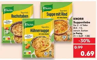 Kaufland KNORR Suppenliebe Angebot
