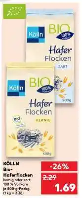 Kaufland Kölln Bio Haferflocken Angebot