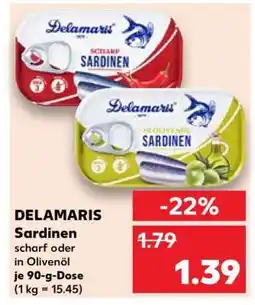 Kaufland DELAMARIS Sardinen Angebot