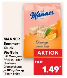 Kaufland MANNER Sommer-Glück Waffeln Angebot