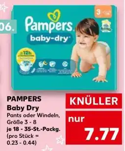 Kaufland PAMPERS Baby Dry Angebot
