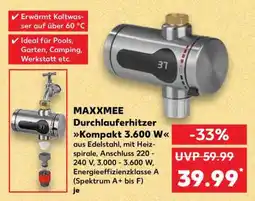 Kaufland MAXXMEE Durchlauferhitzer Kompakt 3.600 W Angebot