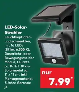 Kaufland LED-Solar-Strahler Angebot