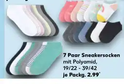 Kaufland 7 Paar Sneakersocken Angebot
