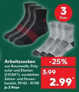 Kaufland Arbeitssocken Angebot