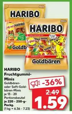 Kaufland HARIBO Fruchtgummi-Minis Angebot