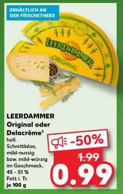 Kaufland LEERDAMMER Original oder Delacrème Angebot
