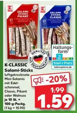 Kaufland K-CLASSIC Salami-Sticks Angebot