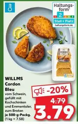 Kaufland WILLMS Cordon Bleu Angebot
