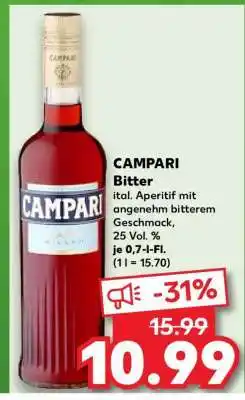 Kaufland Campari Bitter Angebot