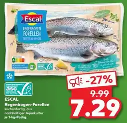 Kaufland Escal Regenbogen Forellen Angebot