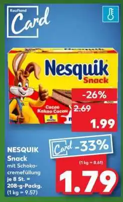 Kaufland Nesquik Snack Angebot