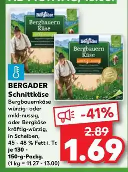 Kaufland BERGADER Schnittkäse Angebot
