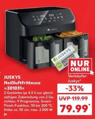Kaufland JUSKYS Heißluftfritteuse 301031 Angebot
