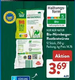 Aldi Süd Bio Nürnberger Rostbratwürste Angebot