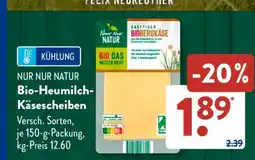 Aldi Süd Bio-Heumilch-Käsescheiben Angebot