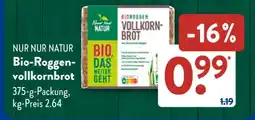 Aldi Süd Bio-Roggen Vollkornbrot Angebot