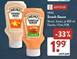 Aldi Süd HEINZ Snack- Sauce Angebot