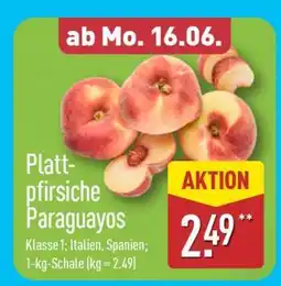 Aldi Nord Plattpfirsiche „Paraguayos“ Angebot