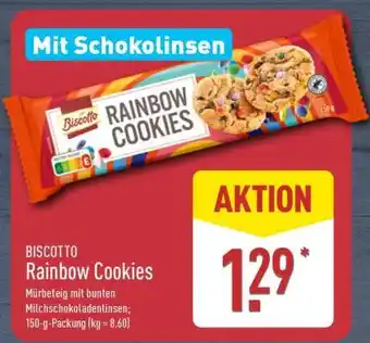 Aldi Nord BISCOTTO Rainbow Cookies Angebot