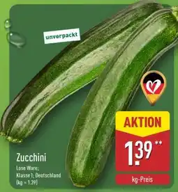 Aldi Nord Zucchini Angebot