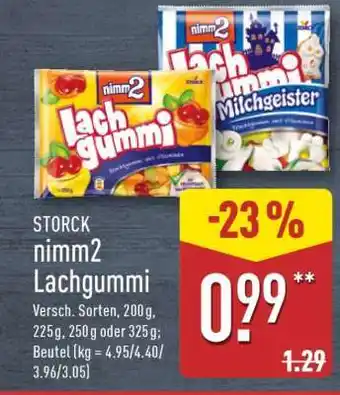 Aldi Nord nimm2 Lachgummi Angebot