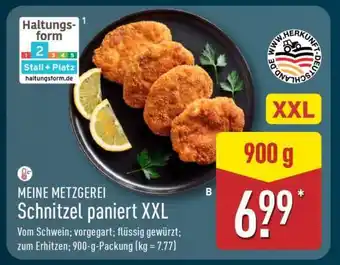 Aldi Nord Schnitzel paniert XXL Angebot