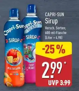 Aldi Nord CAPRI-SUN Sirup Angebot