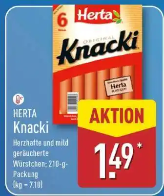 Aldi Nord HERTA Knacki Angebot