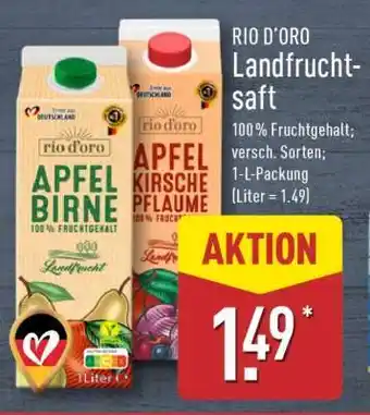 Aldi Nord RIO D’ORO Landfruchtsaft Angebot
