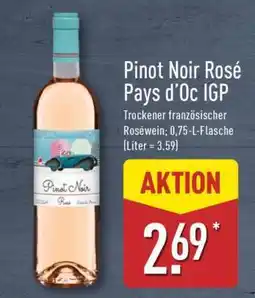 Aldi Nord Pinot Noir Rosé Pays d’Oc IGP Angebot