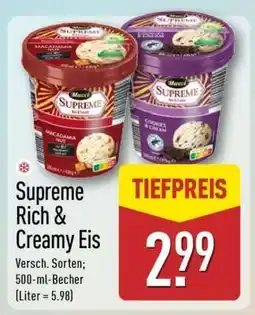 Aldi Nord Supreme Rich & Creamy Eis Angebot