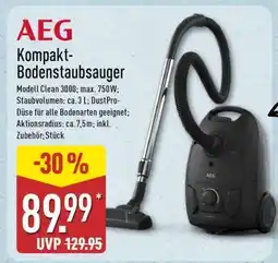 Aldi Nord AEG Kompakt-Bodenstaubsauger Angebot