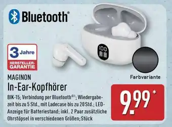 Aldi Nord MAGINON In-Ear-Kopfhörer Angebot