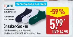 Aldi Nord Sneaker-Socken Angebot