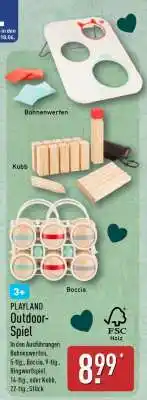Aldi Nord PLAYLAND Outdoor-Spiel Angebot