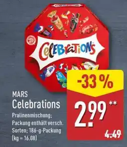 Aldi Nord MARS Celebrations Angebot